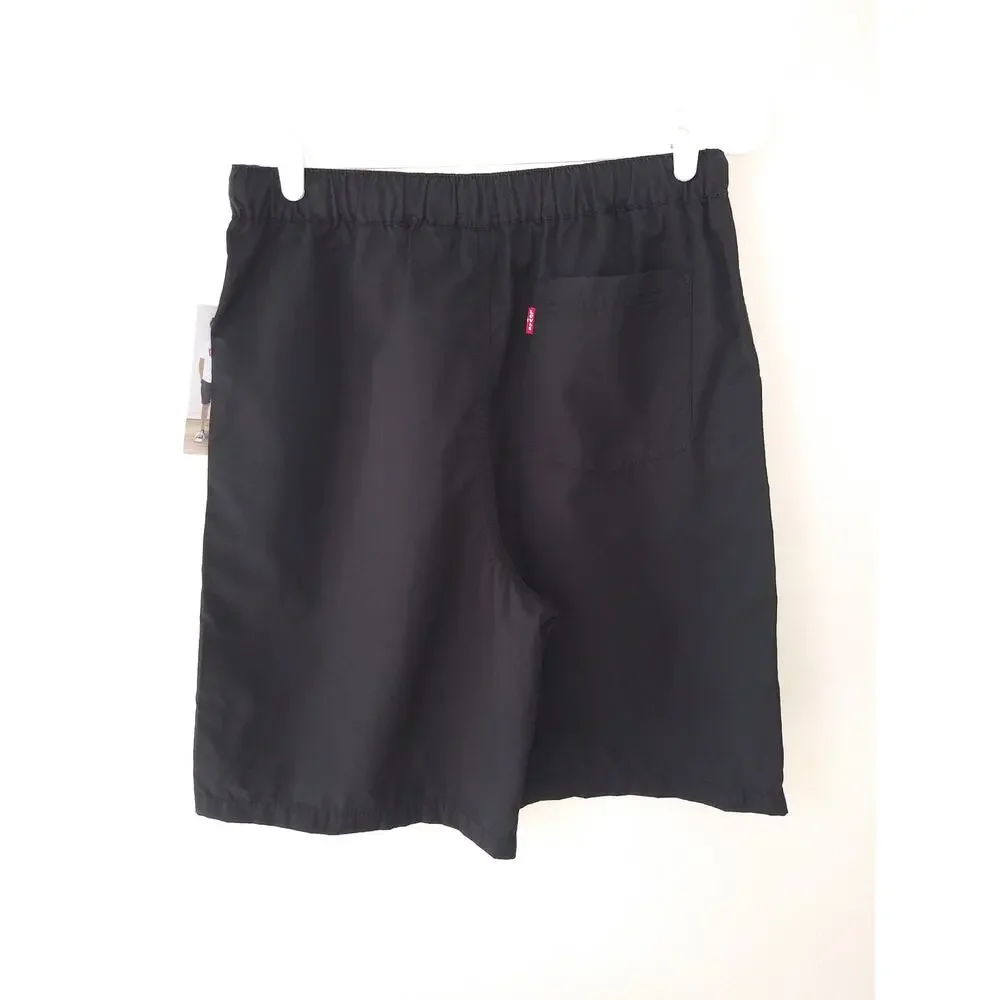 NWT Boy's Levi's Pull On Chino Shorts Black XL